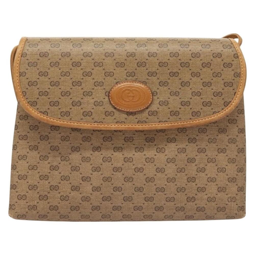 Gucci Micro GG Supreme Shoulder Bag Beige